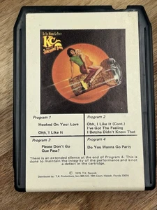 KC and the Sunshine Band 8 Track Tape Do You Wanna Go Party 1979 TK Records - Foto 1 di 8