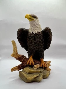 The Bird Sanctuary Collectible Figurine Bald Eagle #BF34A New Handcrafted Alaska - Picture 1 of 11