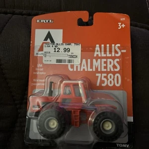 Ertl Allis-Chalmers 7580 4WD Diecast Tractor w Duals 1/64 Scale Tomy 16319 - Picture 1 of 2