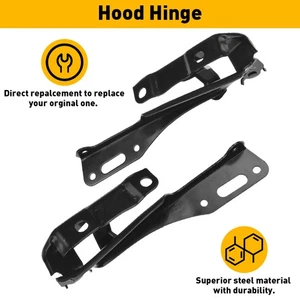 FOR HONDA CIVIC 2016 2017 2018 2019 2020 2021 HOOD HINGES RIGHT & LEFT PAIR SET - Picture 1 of 14
