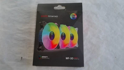 Mars Gaming Mf - 3D Weiß Argb Ventilator Mit Beleuchtung & Spiegel Computer - Bild 1 von 4