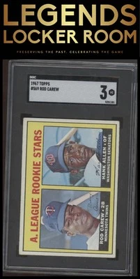 1967 Topps #569 A. League Rookie Stars SGC 3 - Image 1 of 2