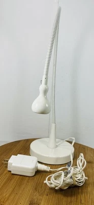 IKEA JANSJO White Flexible Articulating Led Desk Table Top Hobby Lamp Light Work - Image 1 of 4