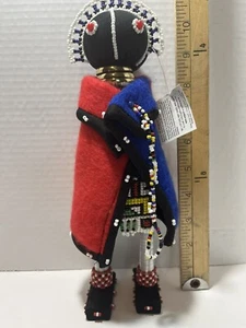 Ndebele Linga Koba 11” Doll From South Africa - Picture 1 of 12