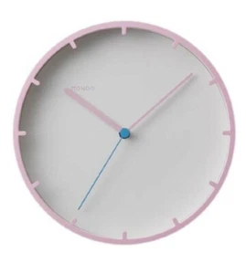 MONDO Tick Wall/Table Clock Pink NIB - Picture 1 of 2