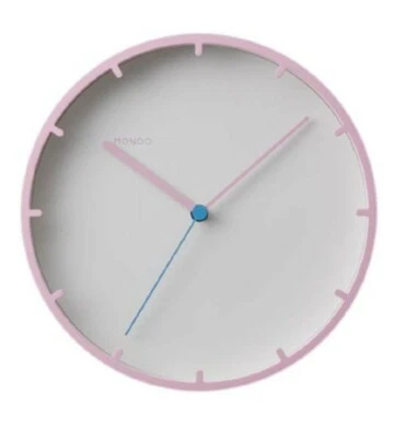 MONDO Tick Wall/Table Clock Pink NIB - Image 1 of 2