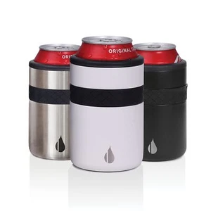 Insulated Can Cooler Triple Wall Stainless Steel Can Cooler Insulator - Drink... - Picture 1 of 9