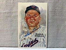 Harmon Killebrew Signed Autographed Perez Steele Hall of Fame Postcard #188 JSA