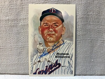 Harmon Killebrew Signed Autographed Perez Steele Hall of Fame Postcard #188 JSA - Image 1 of 3
