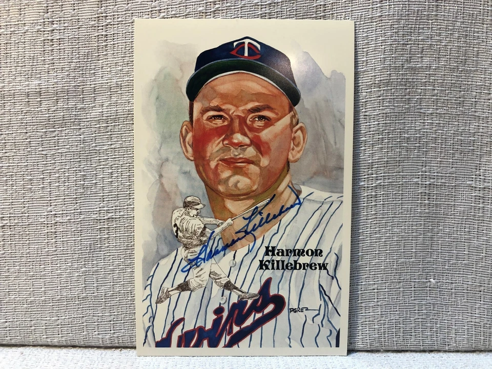 Harmon Killebrew Signed Autographed Perez Steele Hall of Fame Postcard #188 JSA - Image 1 of 3