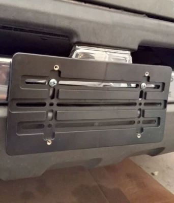 Soporte de placa de matrícula adaptador de reubicador soporte de parachoques para PETERBILT Foto 1 de 4