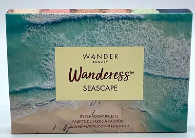 Wander Beauty Wandress SEASCAPE Eyeshadow Pallette Full Size, New in Box