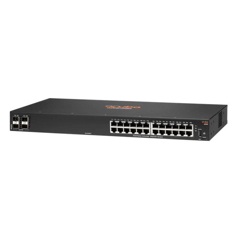 Aruba 6000 24G 4SFP Network Managed Switch Layer 2 Gigabit Ethernet 24 ports - Image 1 of 1