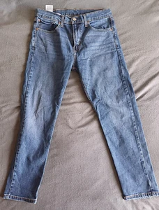 Levis 502 Men's Regular Fit Straight Leg Blue Jeans W32 L30 with Pockets - Picture 1 of 12