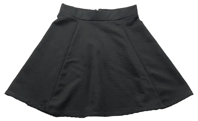 Falda acampanada Divided by H&M para mujer línea A talla S negra elástica cremallera trasera nueva sin etiquetas Foto 1 de 4