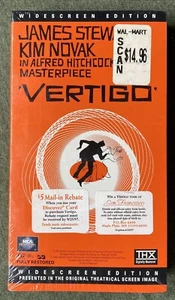 Vertigo VHS 1997 Hitchcock THX Restored & Remastered Widescreen SEALED MCA New - Picture 1 of 6
