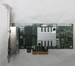 593743-001 HP NC365T 4-Ports Ethernet Server Adapter PCIE Network Card Full - Photo 1/5