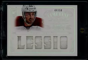 MINT 2013-14 Panini National Treasures Hockey Lucas Lessio RC Rookie Patch 44/50 - Picture 1 of 2