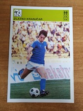 Trading card football soccer Zlatko Kranjcar World of sport Yugoslavia 1981