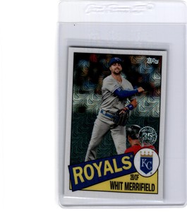 2020 Topps 1985 Chrome Silver Pack Promotion  Whit Merrifield