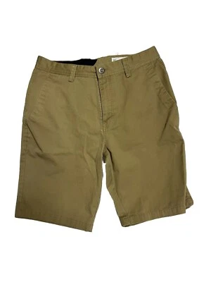 Volcom Shorts Men’s 32 Brown Khaki Tan Board Shorts Casual Surf Stretch Chino - Image 1 of 4