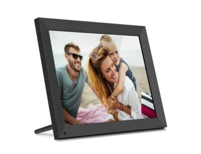 Aluratek ADMPF315F 15" Digital LCD Photo Frame 1024x768 4GB USB SD Card Black - Image 1 of 3