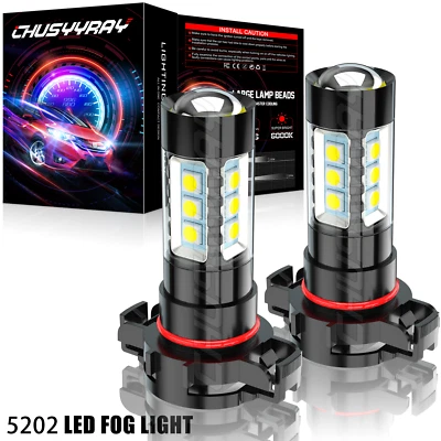 Kit de 2 bombillas antiniebla LED 5202 2504 para Chevrolet Silverado 2500 HD 2007-2019 Foto 1 de 4