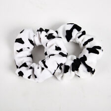 Cow Pattern Velvet Hair Ring Scrunchie Girls Elastic Hair Bands Tie HeaddY-ca