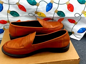 Cole Haan Pinch Maine Classic Leather Penny Loafer Women's 8.5. B Brown - Picture 1 of 10