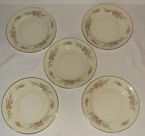 Homer Laughlin Eggshell Georgian Cashmere Lot of 5 Salad Plates 7"  - Picture 1 of 4
