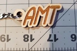 AMT KEYCHAIN WITH HARDWARE - HANDMADE - Picture 1 of 3