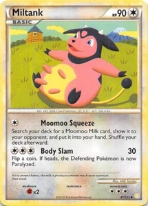 Miltank 47/123 - Uncommon - NON-HOLO HeartGold SoulSilver - pokemon card - NM/LP - Picture 1 of 4