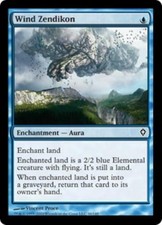 WOTC MtG Worldwake Wind Zendikon (C) (x4) NM