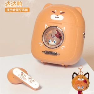 Game Genshin Impact Tartaglia Wireless Bluetooth Earphones W/plush Headphone Bag - Picture 1 of 16