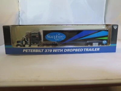 SpecCast LE Die Cast Metal Peterbilt 379 w/Dropped Trailer - PPG Starphire - New - Image 1 of 4