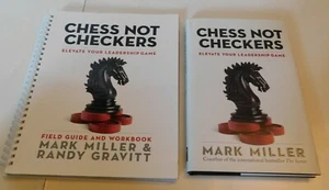 Chess Not Checkers By Mark Miller Hardcover & Field Guide & Workbook Brand New - Picture 1 of 2