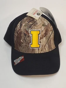 University of Illinois Fighting Illini Mossy Oak Trucker Hat- Black and Camo - Picture 1 of 7