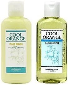 Lebel Cool Orange Hair Soap UC Shampoo 200ml & Hair Rinse 200ml Set Lebel C - Picture 1 of 1