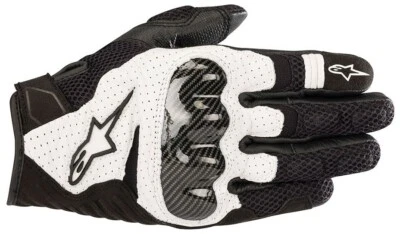 Guantes De Moto Alpinestars SMX-1 Air V2 L De Verano Negro-Blanco - Imagen 1 de 3