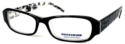 SKECHERS SK2022 BLK NOS Black Polished Eyeglasses Frame 50-15-140 - Image 1 of 4