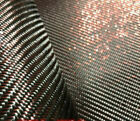 Metallic 3K Carbon Fiber Mixed Fabric 250gsm Twill Weave Carbon Cloth 50*100cm