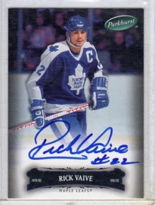 2006-07 PARKHURST #148 RICK VAIVE "TORONTO MAPLE LEAFS" AUTOGRAPH AUTO - Bild 1 von 1