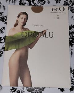 Eco Oroblu Women's Nude Tights 30 M Medium New
