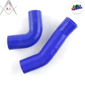 For JAGUAR X-TYPE EGR MAP TURBO 2.0L SILICONE INTERCOOLER PIPE HOSES KIT BLUE - Picture 1 of 7