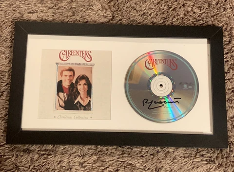 RICHARD CARPENTER HAND SIGNED CD FRAMED THE CARPENTERS LEGEND VERY RARE COA Cover