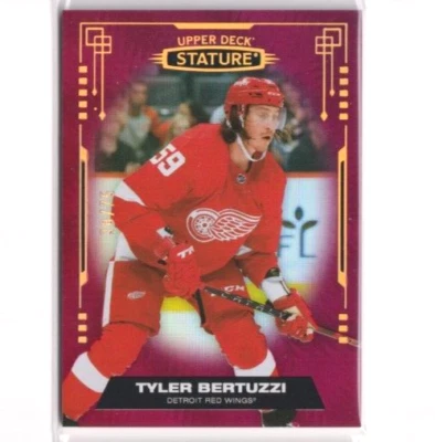 2021-22 Upper Deck Stature 93 Tyler Bertuzzi /75 Detroit Red Wings - Image 1 of 2