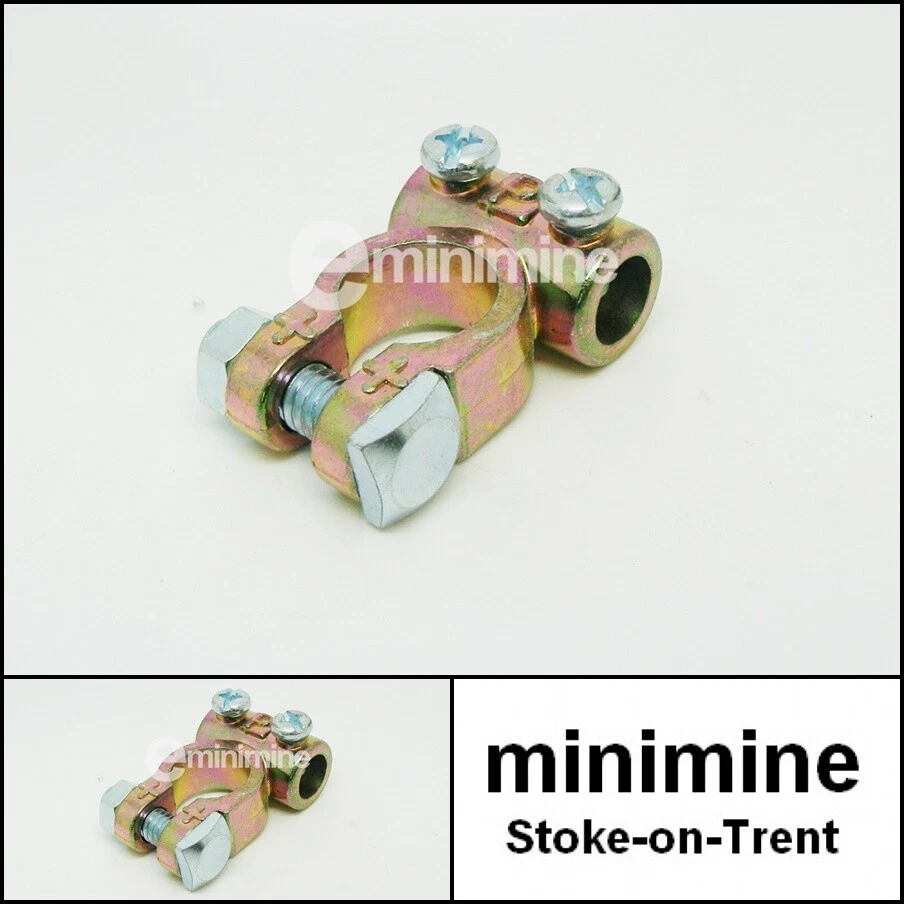 Mini abrazadera de cable positiva para terminal de batería clásica bmc rover austin morris 1275 Foto 1 de 1