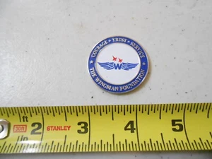 RARE WINGMAN FOUNDATION AIR FORCE USAF CHALLENGE COIN MILITARY DAMAGE - Picture 1 of 4