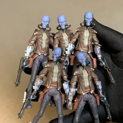 5 PIEZAS 4"" Star Clone Wars Galactic Battle Adventures Cad Bane Figuras Juguetes Foto 1 de 4