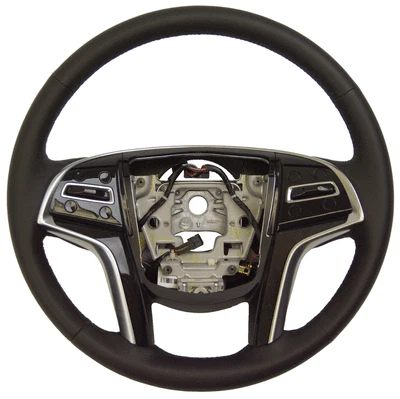 2014 Cadillac SRX Steering Wheel Black Leather W/CC New 23187007 23114549 - Image 1 of 4